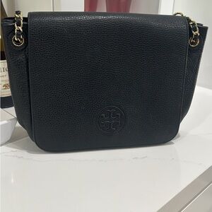 Black Leather Shoulder Bag